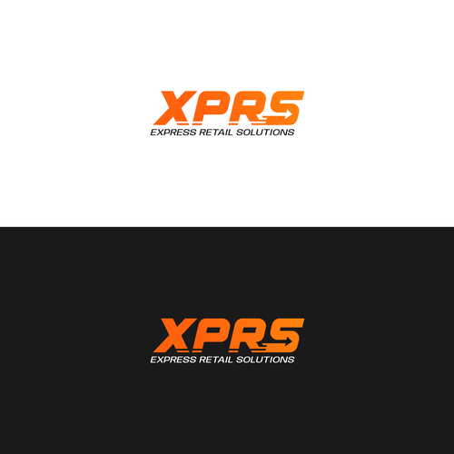 XPRS Express Retail Solutions Logo. Mass distribution company Diseño de Bayudaswara