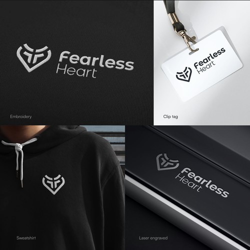 Fearless Heart Logo Contest Design by Half-Tone™