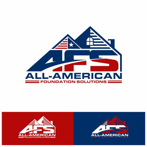 All-American Foundation Solutions Company Logo Design by the.yellowmortar