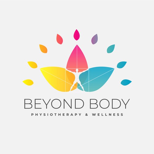 A modern, colorful logo for unique blend of body-mind fitness (physical therapy +body awareness) Design by teknique®