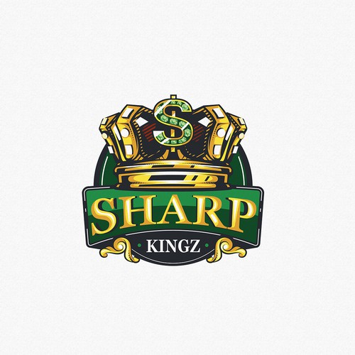 Sports betting community logo with a kings crown incorporated into the design Design by sarvsar