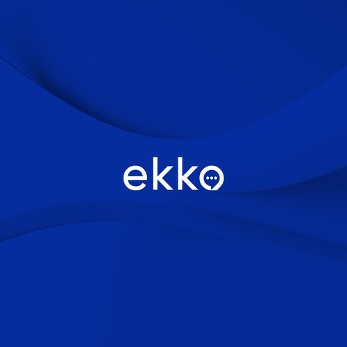 SIMPLE LOGO - ekko Letters then dm after Design by SherpaStudio®