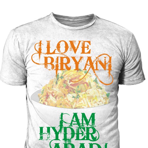 Inspired by Hyderabadi Biryani Design by scitex