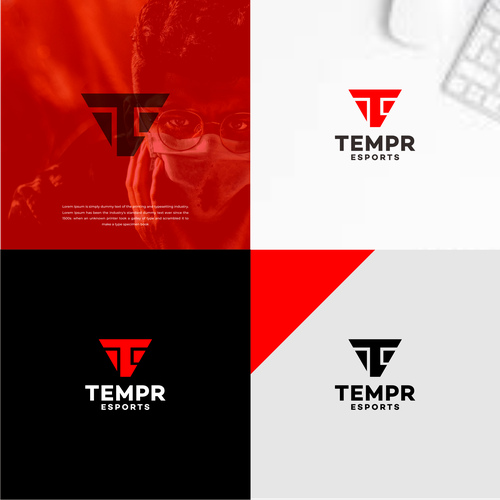 Logo for TEMPR Esports Design by simpldesign®