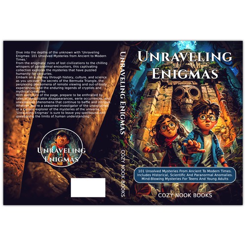 Book Cover Design for Unsolved Mysteries Book Design by flamenco72