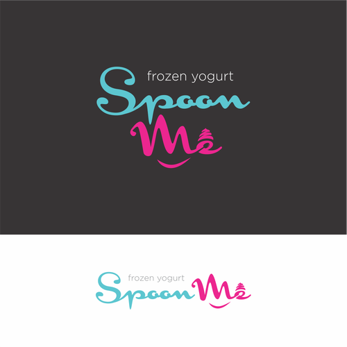 Create a trendy logo for a new Frozen yogurt shop! Spoon Me Yogurt Design by farmerNIGHT