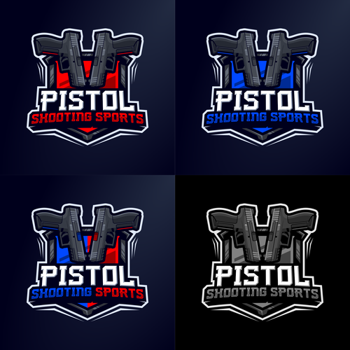 Logo - Pistol Shooting Sports Design by Rudest™