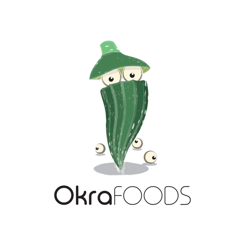 Okra inspired logo design Design by Radcal™