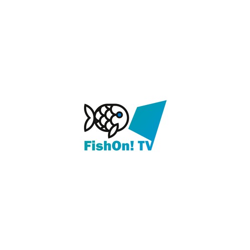 fun and exciting fishing TV channel logo that represents cool fishing contests Design by Elnur Isakov