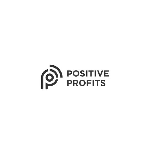 Positive Profits Logo Design by NUR (LoGo)