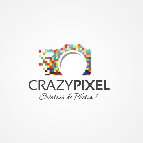 Design realizzato da ant™ intitolato "Créez THE Logo CRAZY PIXEL ! Photographe"
