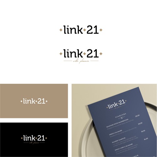 Link 21 logo en branding Design by << NENTINEN >>