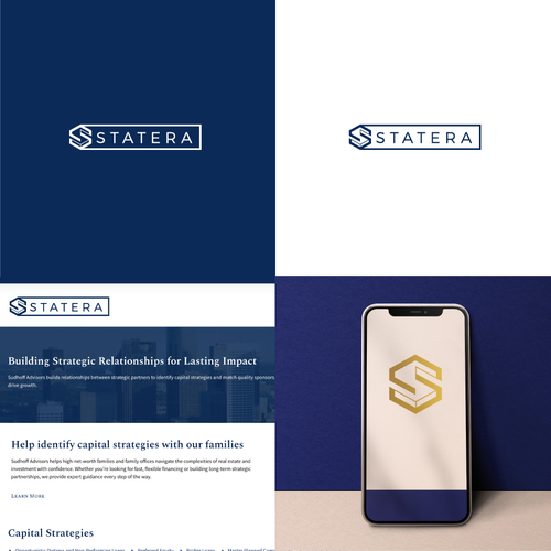 Luxurious, Minimal, Modern Logo Design for a High-End Advisory Firm Design by memindlogo