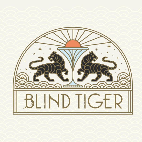 Logo design in art deco style