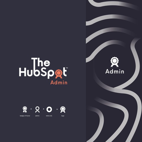 Bold logo that unites and champions the HubSpot Admin Design by QuickCrea™