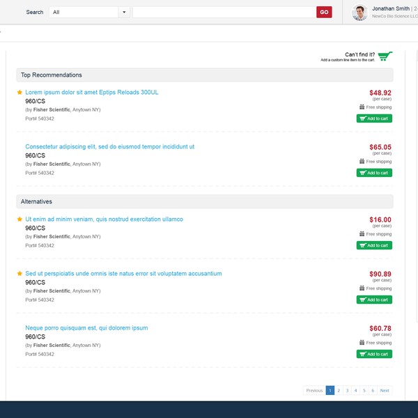 Create a clean everyday use b2b page design for Prendio