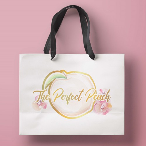 The Perfect Peach! Peach Bleach Logo Design by A_S_design