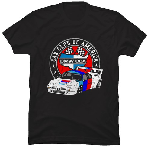 G.T NINEさんのBMW Car Club of America Kid's T-Shirt Designデザイン