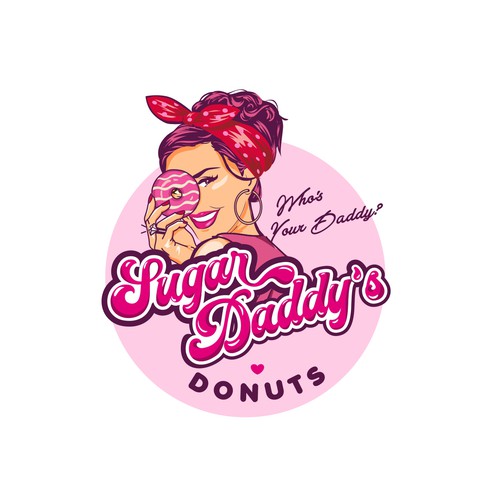 SUGAR DADDY DONUTS LOGO CONTEST Design by nindadian