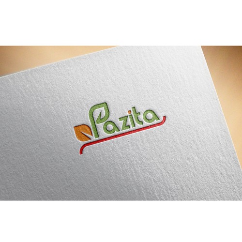 buscando un logo para Pazita, que quiere dar sabor en la cocina Design by verzus