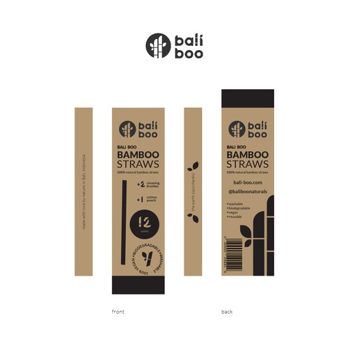Awesome Packaging design for Bali Boo Design by Cassandra Ferri