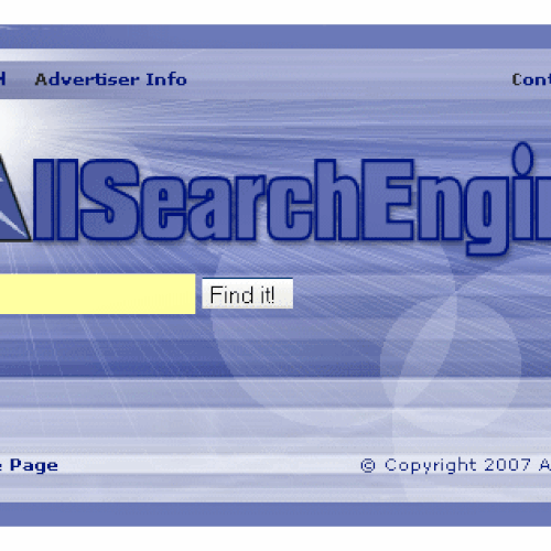 AllSearchEngines.co.uk - $400 Design by CtotheA