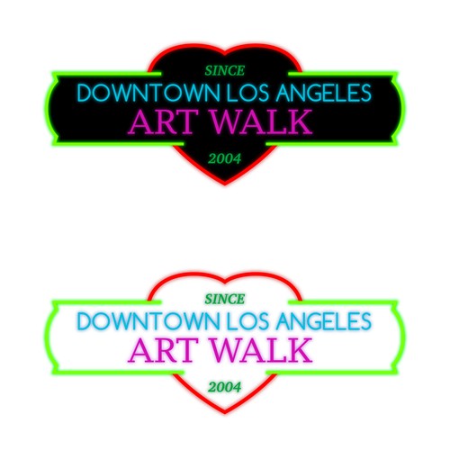 Downtown Los Angeles Art Walk logo contest Design by versstyle™