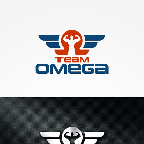 Team omega logo design capture strength and teamwork Logo