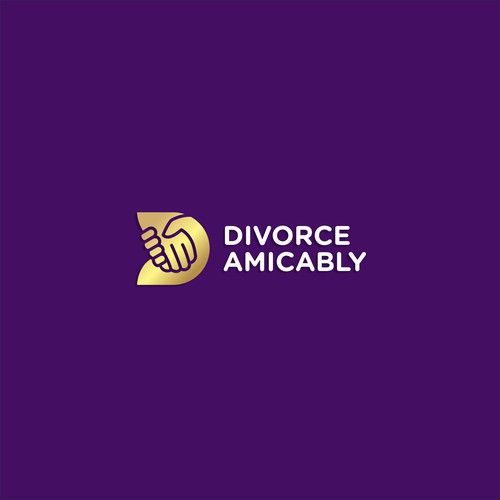 Logo for a new, healthy way for reasonable people to divorce Design by @GadjahDesign