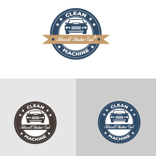 CleanMachine / Logo for Car and Plane Detailing Design by scalpelstudio®