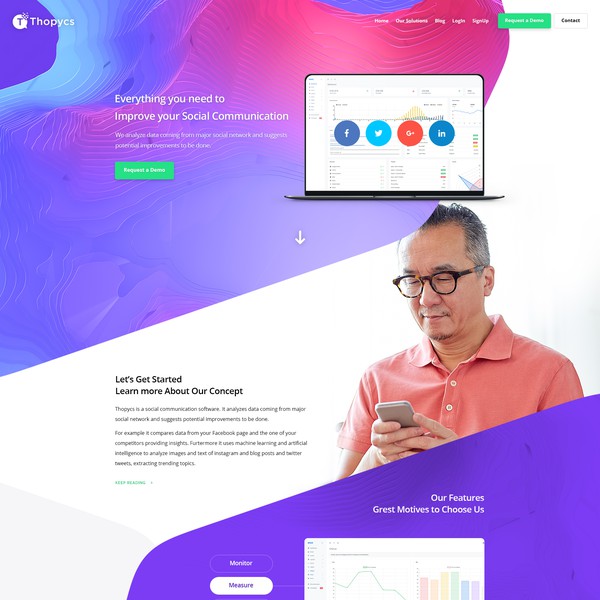 Design by WebBox titled "Homepage "