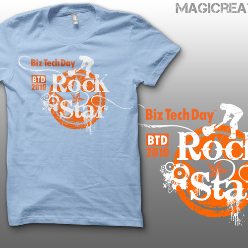 Design di Give us your best creative design! BizTechDay T-shirt contest di magicreation