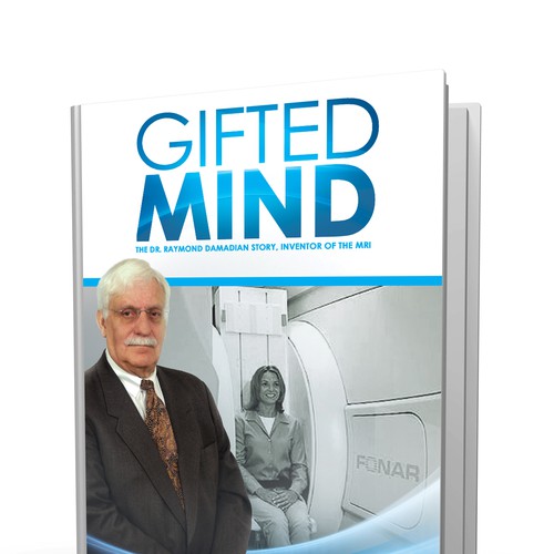 Autobiography book cover for the inventor of the MRI Design by Marco Jan