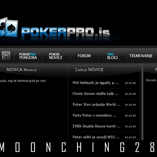 Design di Poker Pro logo design di moonchinks28