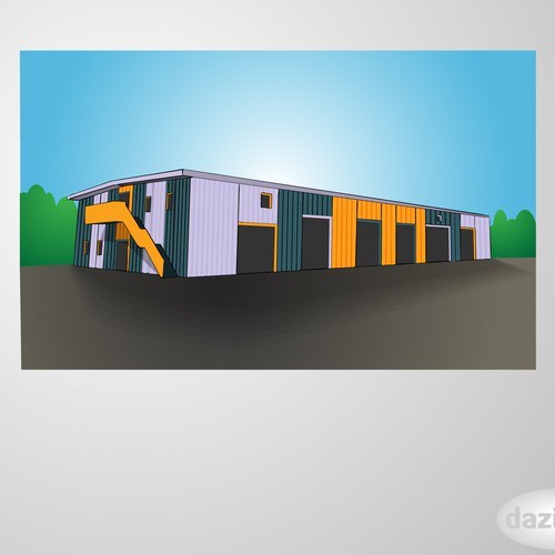 Design a color scheme for our commercial building! Design by dazigns