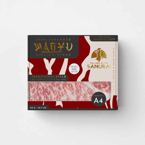 100% JAPANESE WAGYU STEAK Design by MKaufhold