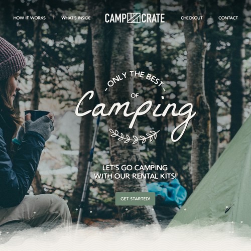 New Outdoor Camping Equipment Company needs a website design! 