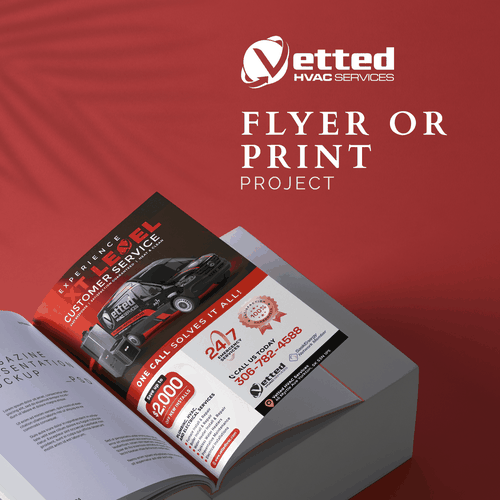 HVAC Eye Catching Magazine AD Design by Aditiya Reza P.