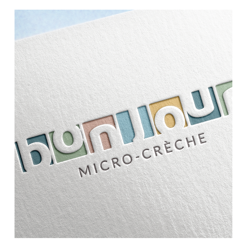 "Créer un logo branché pour une micro crèche d'un nouveau genre !" ganador Logotipos por OfélieDesign