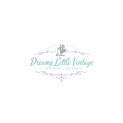 Design a "dreamy" logo for a brand new children's vintage clothing boutique Réalisé par Gobbeltygook