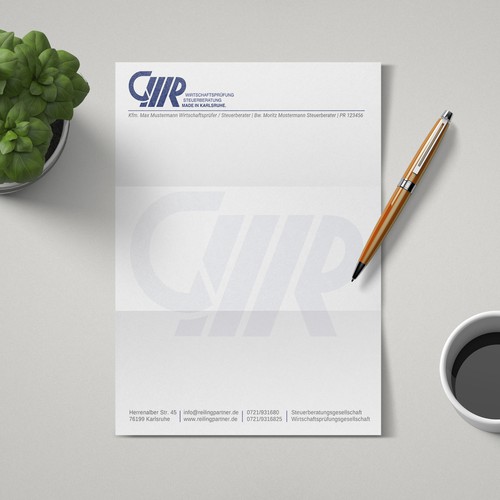 Stationery contest entry by Roni_