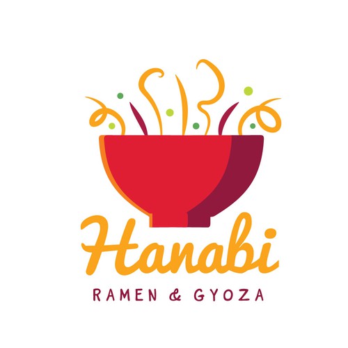 Hanabi Ramen Logo Design Contest 99designs