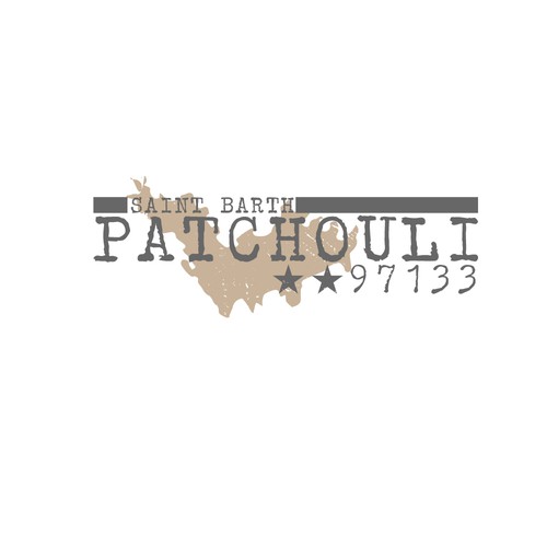 PATCHOULI ST BARTH Design by mow.logo