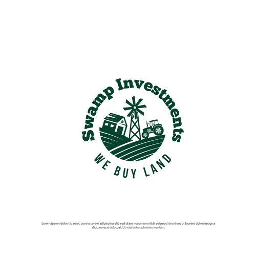 We need a logo for Swamp Investments - We buy Farms, Timberland and Vacant Land Design by Hossam zakria