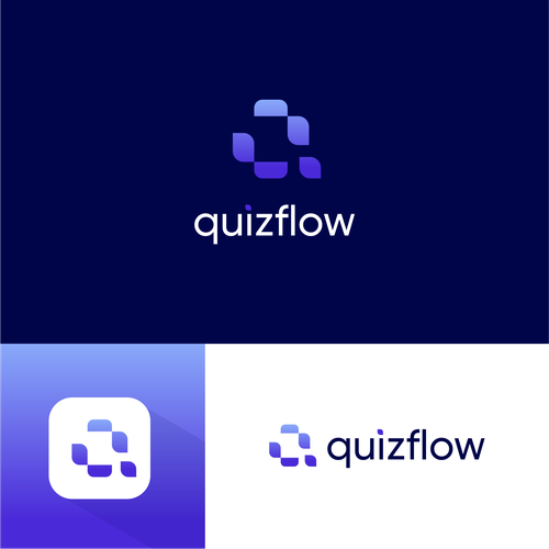 We need a powerful logo design for our AI Quiz Flow SaaS Design by mark992