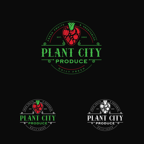 Produce company that really needs a new logo. Design by Enzoe