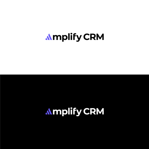 Clean and Simple Logo for CRM Software Diseño de BARA HITAM™