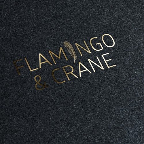 Flamingo & Crane Design by anjainpika