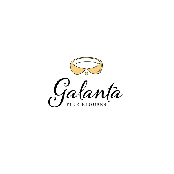Logo for a high fashion blouse designer