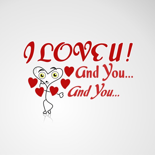 コンペ「"I Love You! And You... And You..." [LOGO - $355]」のデザイン by Luigiさん 